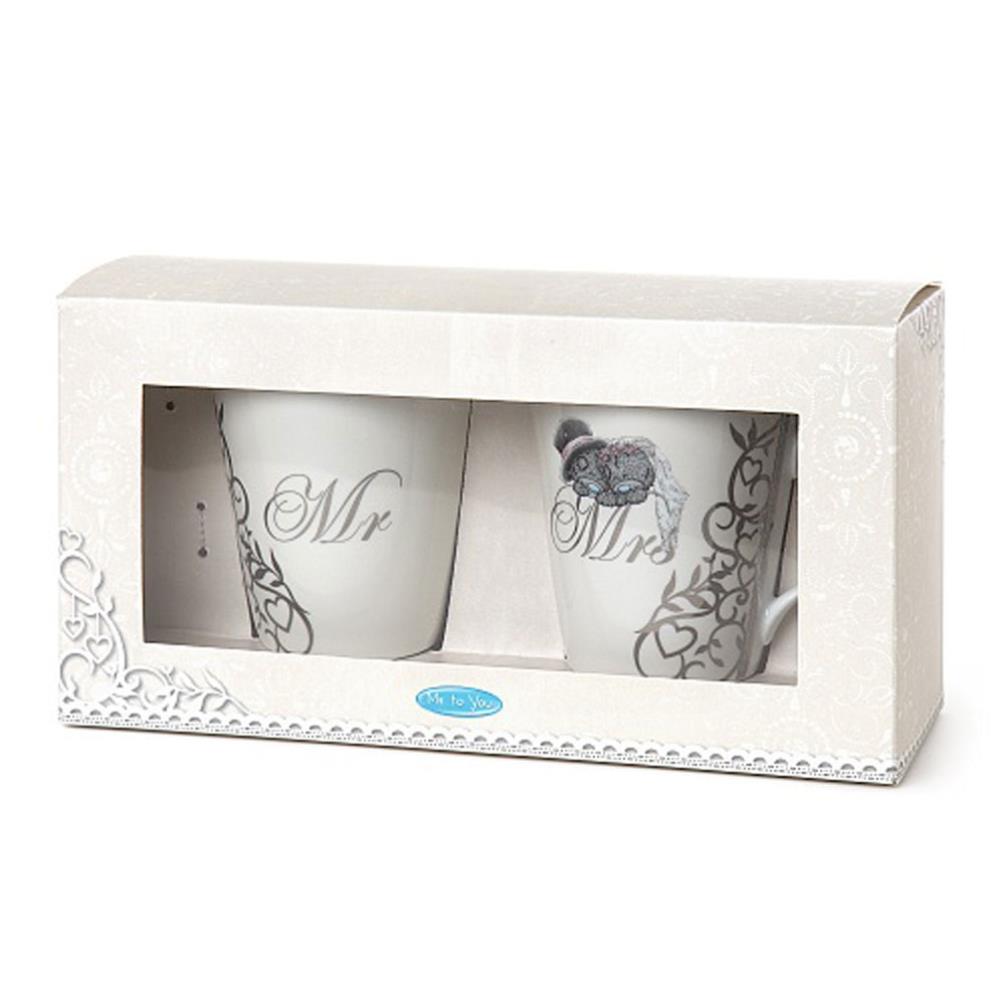Mr & Mrs Me to You Bear Wedding Couple Mugs Extra Image 2